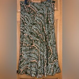 Hearts of Palm Botanical Patterned Dress